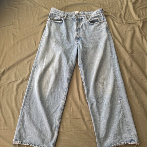 AGOLDE Low Slung Baggy Jeans sz 28 - Picture 3 of 6